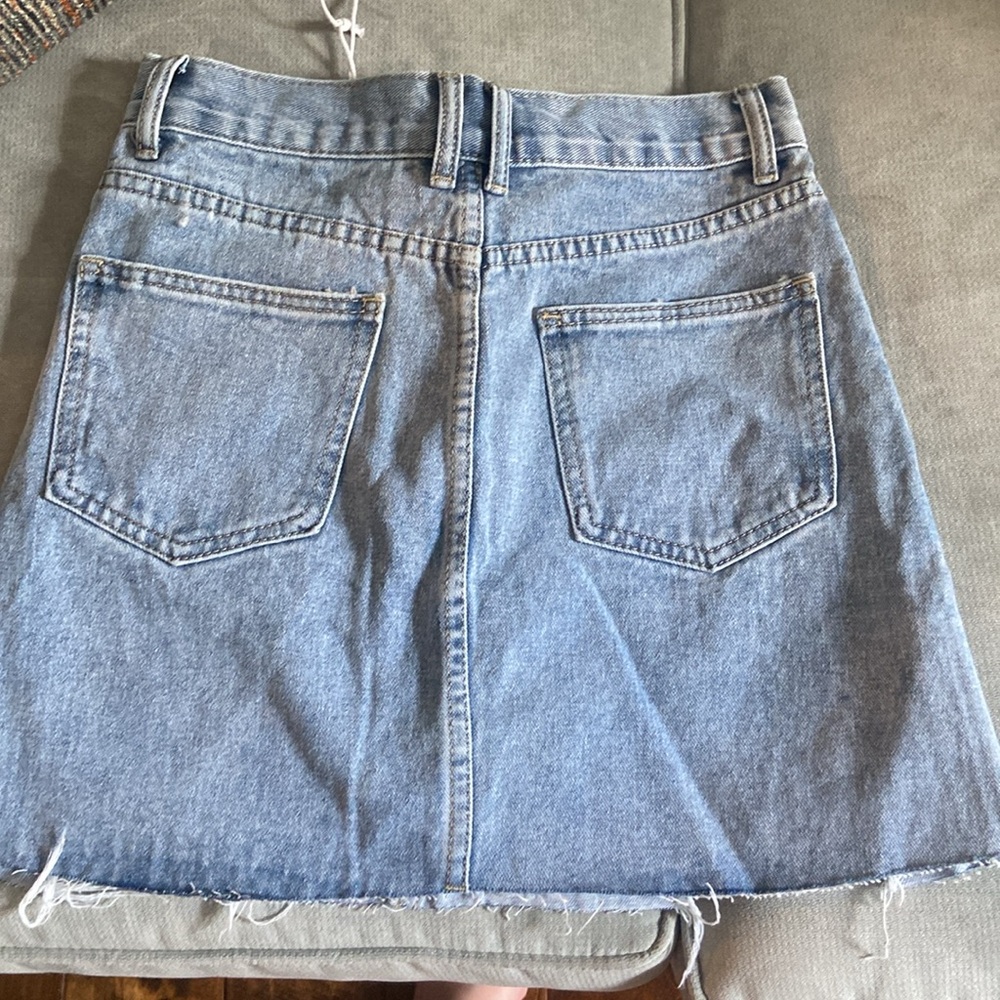 Blue Jean mini skirt - Picture 2 of 3